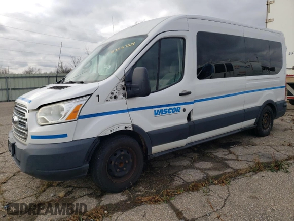 2015 Ford Transit XL z VIN 1FBZX2CG5FKA75687, wystawiony jako Copart lot #83569214 z przebiegiem 73 422 mil mil oraz Czysty tytuł • Clean title. Historia ofert i sprzedaży dostępna na DreamBid. Obrazek 1.