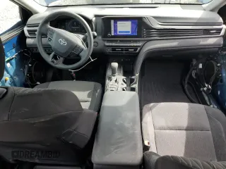 2025 Toyota Camry LE with VIN 4T1DAACK4SU023838, listed as a Copart auction lot 49307065 with 6,988 mi miles and Salvage Title. Bid and sale history available at carsss.com. Image 8.