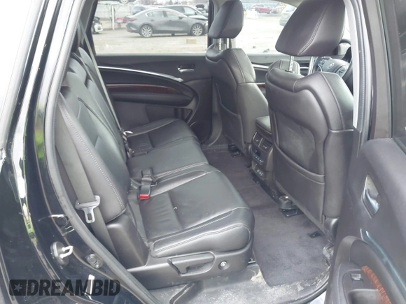 2017 Acura MDX w/Technology Pkg with VIN 5FRYD4H53HB032029, listed as a IAAI auction lot 41900361 with 184,224 mi miles. Bid and sale history available at carsss.com. Image 8.