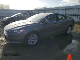 2013 Ford Fusion SE Hybrid with VIN 3FA6P0LU8DR184555, listed as a Copart auction lot 52108905 with 80,505 mi miles and Salvage Title. Bid and sale history available at DreamBid. Image 1.