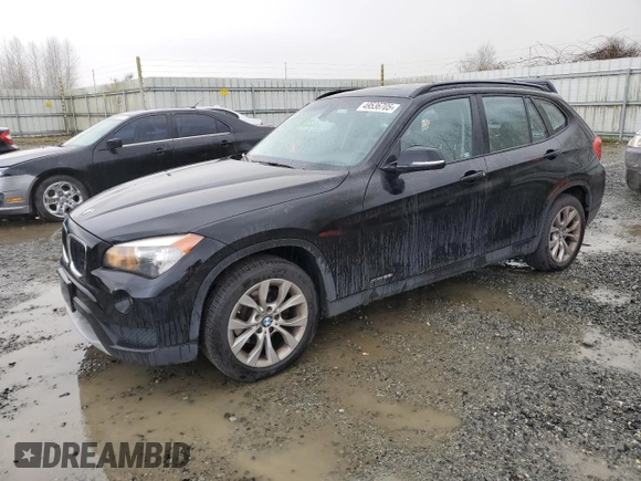 2013 BMW X1 xDrive28i with VIN WBAVL1C53DVR91761, listed as a Copart auction lot 49536705 with 166,700 mi miles and Clean Title. Bid and sale history available at carsss.com. Image 1.