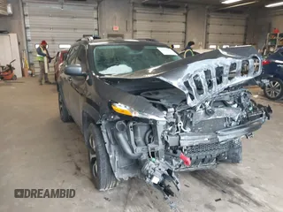 2016 Jeep Cherokee Trailhawk with VIN 1C4PJMBS2GW309042, listed as a IAAI auction lot 41564925 with 125,436 mi miles. Bid and sale history available at carsss.com. Image 1.