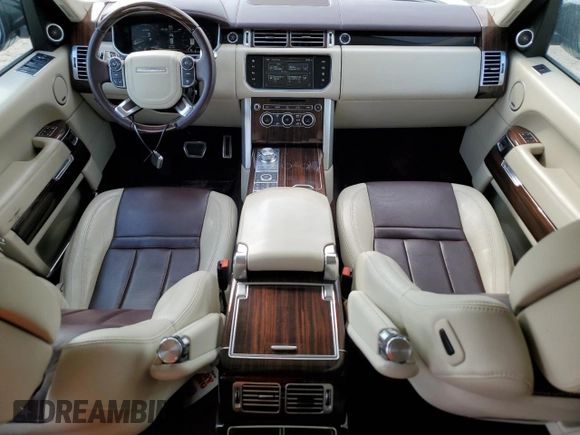 2016 Land Rover Range Rover with VIN SALGW3EF7GA296739, listed as a Copart auction lot 77678794 with 58,193 mi miles and Salvage title. Bid and sale history available at DreamBid. Image 8.