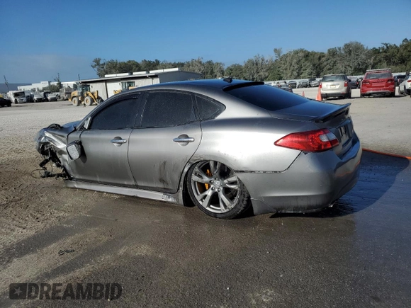 2012 Infiniti M37 with VIN JN1BY1AR3CM393920, listed as a Copart auction lot 77834604 with 133,730 mi miles and Non Repairable. Bid and sale history available at carsss.com. Image 2.
