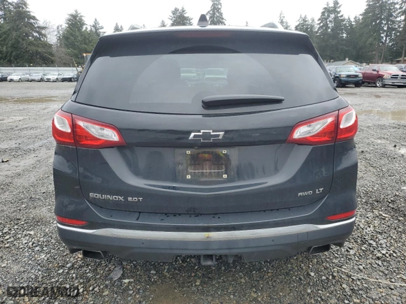 2020 Chevrolet Equinox LT with VIN 3GNAXVEX3LL317918, listed as a Copart auction lot 46751895 with 51,794 mi miles and Salvage Title. Bid and sale history available at carsss.com. Image 6.