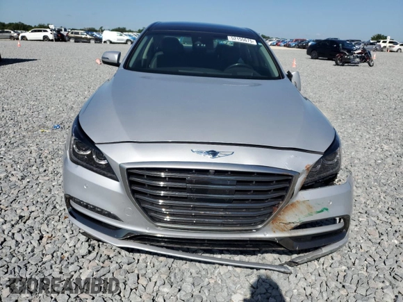 2019 Genesis G80 3.8L with VIN KMHGN4JE0KU299269, listed as a Copart auction lot 52155675 with 65,743 mi miles and Salvage title. Bid and sale history available at DreamBid. Image 5.