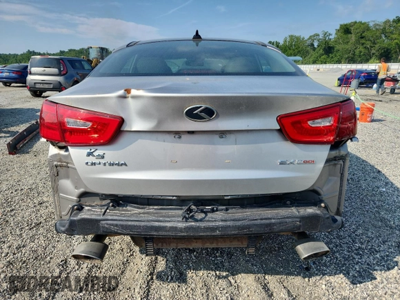 2015 Kia Optima SX Turbo with VIN 5XXGR4A65FG407317, listed as a Copart auction lot 62921025 with 68,501 mi miles and Clean title. Bid and sale history available at DreamBid. Image 6.