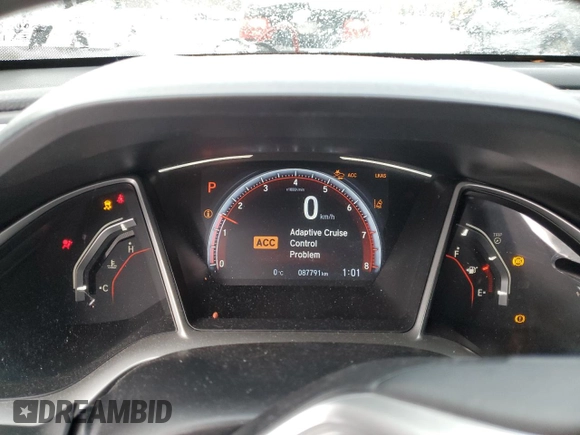 2019 Honda Civic Sedan Sport with VIN 2HGFC2F89KH018667, listed as a Copart auction lot 47868525 with 87,791 mi miles and Clean Title. Bid and sale history available at carsss.com. Image 9.