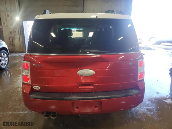 2012 Ford Flex SEL with VIN 2FMGK5CC5CBD07903, listed as a Copart auction lot 51102365 with 152,848 mi miles and Salvage Title. Bid and sale history available at carsss.com. Image 6.