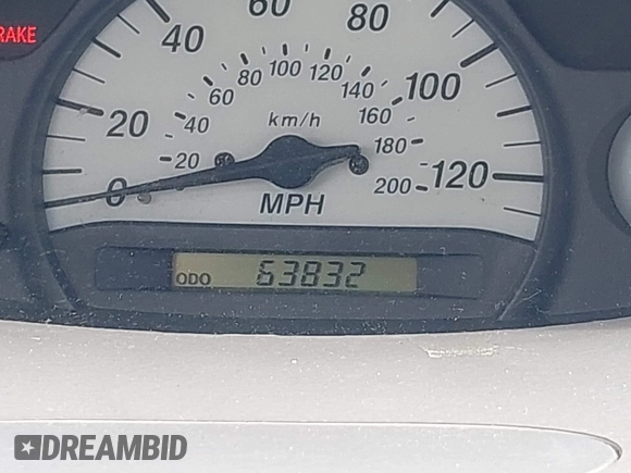 2002 Toyota ECHO with VIN JTDAT123820253353, listed as a IAAI auction lot 42032678 with 63,832 mi miles. Bid and sale history available at carsss.com. Image 12.