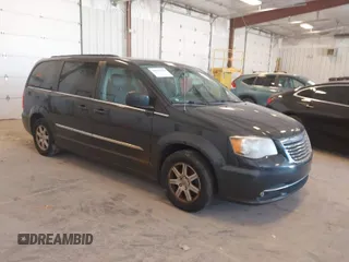 2012 Chrysler Town & Country Touring with VIN 2C4RC1BGXCR168494, listed as a IAAI auction lot 42046974 with 204,581 mi miles. Bid and sale history available at carsss.com. Image 1.