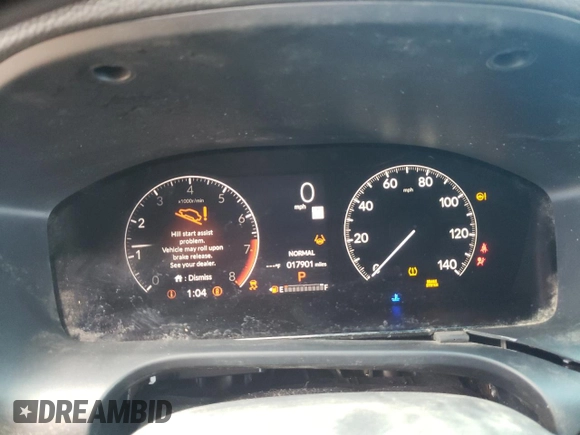 2024 Honda HR-V Sport z VIN 3CZRZ1H51RM705705, wystawiony jako Copart lot #51189145 z przebiegiem 17 901 mil mil oraz Szkoda całkowita • Salvage title. Historia ofert i sprzedaży dostępna na DreamBid. Obrazek 9.