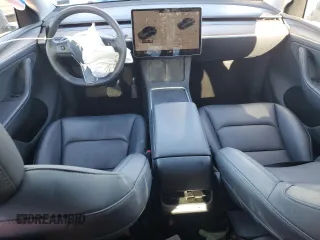 2023 Tesla Model Y Long Range with VIN 7SAYGDEE9PA143955, listed as a Copart auction lot 48114395 with 20,152 mi miles and Salvage Title. Bid and sale history available at DreamBid. Image 8.