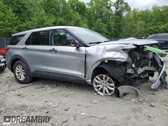 2021 Ford Explorer with VIN 1FMSK8BH2MGB34652, listed as a Copart auction lot 56477995 with 89,981 mi miles and Salvage title. Bid and sale history available at DreamBid. Image 4.