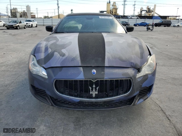 2015 Maserati Quattroporte S Q4 with VIN ZAM56RRA6F1135311, listed as a Copart auction lot 42123155 with 38,007 mi miles and Salvage Title. Bid and sale history available at carsss.com. Image 5.