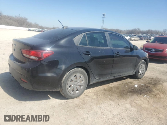 2020 Kia Rio LX with VIN 3KPA24AD6LE284818, listed as a Copart auction lot 48316535 with 57,872 mi miles and Salvage Title. Bid and sale history available at carsss.com. Image 3.