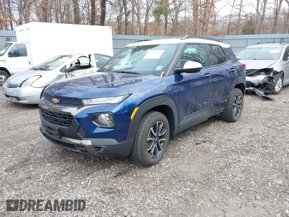 2023 Chevrolet TrailBlazer ACTIV with VIN KL79MSSL5PB075898, listed as a IAAI auction lot 41695970 with 16,709 mi miles and . Bid and sale history available at DreamBid. Image 2.