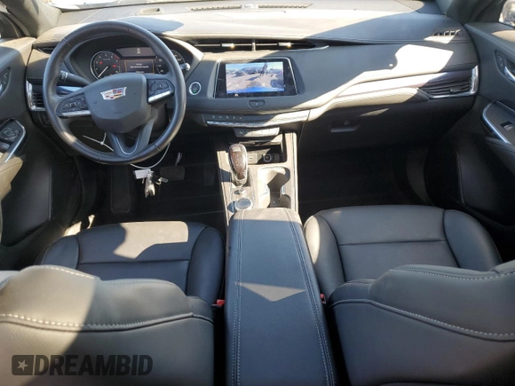 2023 Cadillac XT4 AWD Luxury with VIN 1GYFZBR46PF170575, listed as a Copart auction lot 75931784 with 8,561 mi miles and Salvage Title. Bid and sale history available at carsss.com. Image 8.