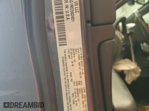 2021 Jeep Grand Cherokee Limited z VIN 1C4RJFBG1MC562401, wystawiony jako Copart lot #59463725 z przebiegiem 59 490 mil mil oraz Szkoda całkowita • Salvage title. Historia ofert i sprzedaży dostępna na DreamBid. Obrazek 13.