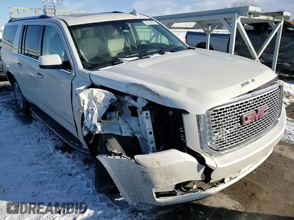 2015 GMC Yukon XL Denali with VIN 1GKS2JKJ8FR674890, listed as a Copart auction lot 45952505 with 120,032 mi miles and Salvage Title. Bid and sale history available at carsss.com. Image 12.