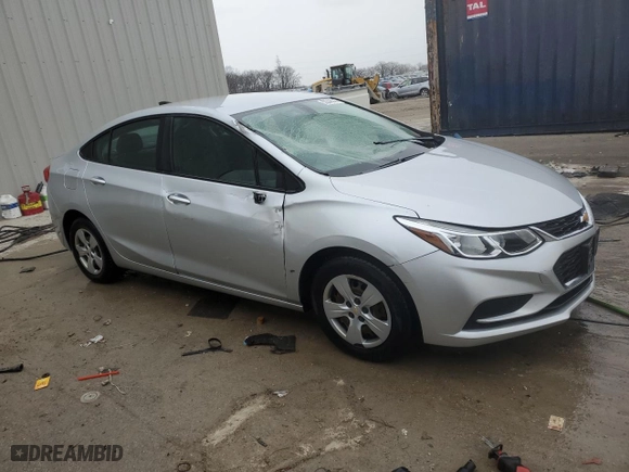 2017 Chevrolet Cruze LS with VIN 1G1BC5SM0H7264814, listed as a Copart auction lot 52046035 with 130,079 mi miles and Non Repairable. Bid and sale history available at carsss.com. Image 4.