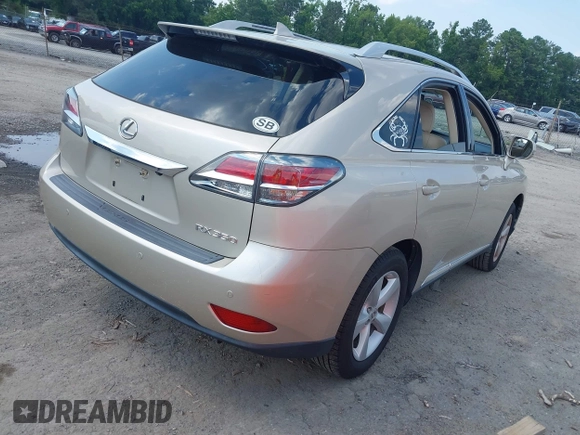 2015 Lexus RX 350 with VIN 2T2BK1BA9FC333841, listed as a IAAI auction lot 42589452 with 61,666 mi miles and . Bid and sale history available at DreamBid. Image 4.