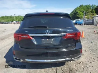 2017 Acura MDX Technology with VIN 5FRYD4H53HB023928, listed as a Copart auction lot 56055535 with 160,249 mi miles and Salvage title. Bid and sale history available at DreamBid. Image 6.
