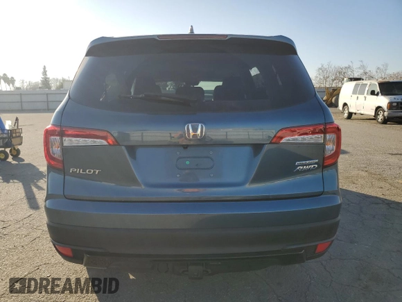 2021 Honda Pilot Special Edition with VIN 5FNYF6H2XMB087813, listed as a Copart auction lot 42349765 with 31,189 mi miles and Salvage Title. Bid and sale history available at DreamBid. Image 6.