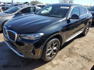 2023 BMW X4 xDrive30i with VIN 5UX33DT06P9P70764, listed as a Copart auction lot 37481653 with 3,448 mi miles. Bid and sale history available at carsss.com. Image 1.