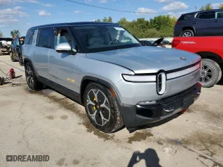 2024 Rivian R1S Adventure with VIN 7PDSGABA9RN044832, listed as a Copart auction lot 72214624 with 6,361 mi miles and Salvage Title. Bid and sale history available at carsss.com. Image 4.