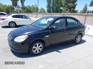 2007 Hyundai Accent GLS with VIN KMHCN46C67U091183, listed as a IAAI auction lot 42564425 with 160,190 mi miles and . Bid and sale history available at DreamBid. Image 2.