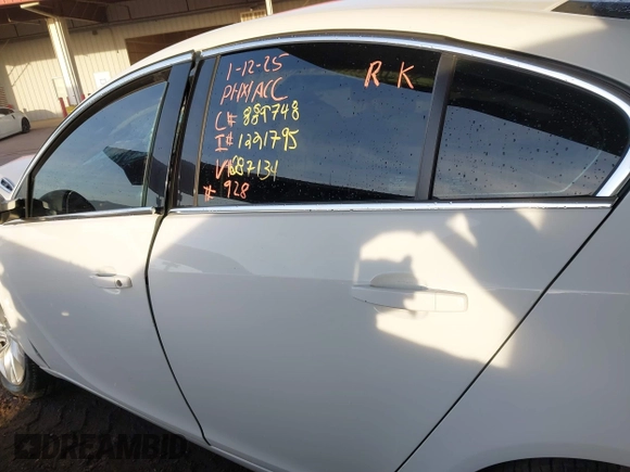 2015 Buick Regal с VIN 2G4GK5EX9F9287134, выставлен на аукционе IAAI как лот 41623322 с пробегом 74 881 миль миль и . История ставок и продаж доступна на DreamBid. Изображение 13.