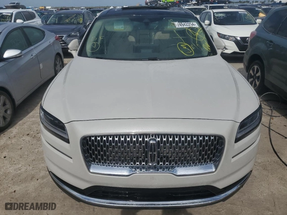 2022 Lincoln Nautilus Reserve with VIN 2LMPJ6K97NBL06175, listed as a Copart auction lot 82262434 with NaN miles and Non Repairable. Bid and sale history available at carsss.com. Image 5.