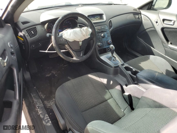 2011 Hyundai Genesis Coupe with VIN KMHHT6KD0BU056069, listed as a Copart auction lot 80568634 with 98,284 mi miles and Salvage Title. Bid and sale history available at carsss.com. Image 8.
