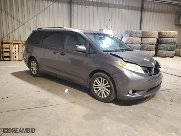 2012 Toyota Sienna XLE AAS with VIN 5TDYK3DC5CS194951, listed as a Copart auction lot 51051955 with 196,190 mi miles and Salvage Title. Bid and sale history available at carsss.com. Image 4.