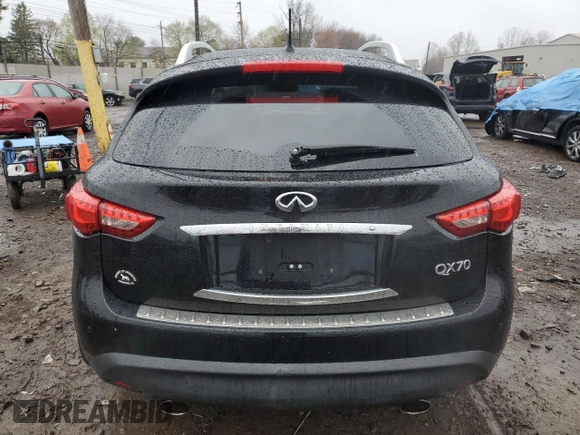 2014 Infiniti QX70 с VIN JN8CS1MWXEM412233, выставлен на аукционе Copart как лот 52859325 с пробегом 109 121 миль миль и Списание • Salvage title. История ставок и продаж доступна на DreamBid. Изображение 6.