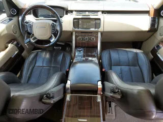 2014 Land Rover Range Rover Supercharged with VIN SALGS3TF4EA185528, listed as a Copart auction lot 61385675 with 83,334 mi miles and Salvage title. Bid and sale history available at DreamBid. Image 8.