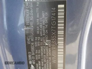 2007 MINI Convertible с VIN WMWRF335X7TG17414, выставлен на аукционе Copart как лот 47640925 с пробегом 149 906 миль миль и Списание • Salvage title. История ставок и продаж доступна на DreamBid. Изображение 12.