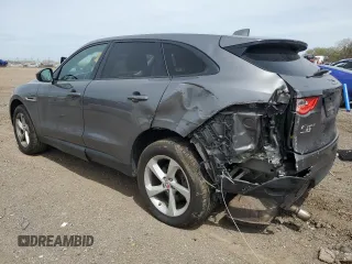 2018 Jaguar F-Pace 30t Premium with VIN SADCJ2GX2JA235993, listed as a Copart auction lot 55149465 with 107,291 mi miles and Salvage title. Bid and sale history available at DreamBid. Image 2.