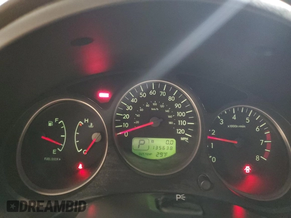 2006 Subaru Forester X with VIN JF1SG65626H749984, listed as a Copart auction lot 88716205 with 135,638 mi miles and Salvage Title. Bid and sale history available at DreamBid. Image 9.