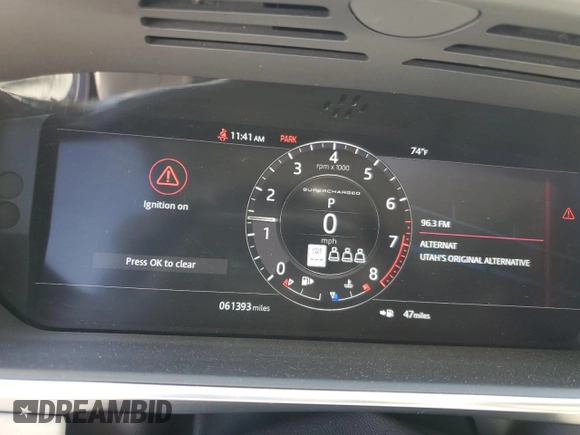 2018 Land Rover Range Rover с VIN SALGS2RE8JA500978, выставлен на аукционе Copart как лот 56207895 с пробегом 61 393 миль миль и Списание • Salvage title. История ставок и продаж доступна на DreamBid. Изображение 9.
