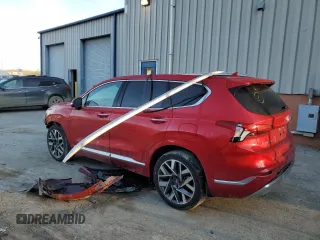 2023 Hyundai Santa Fe Calligraphy z VIN 5NMS54ALXPH576117, wystawiony jako Copart lot #45272775 z przebiegiem 48 911 mil mil oraz Szkoda całkowita • Salvage title. Historia ofert i sprzedaży dostępna na DreamBid. Obrazek 2.