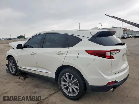 2019 Acura RDX Technology with VIN 5J8TC2H56KL001527, listed as a Copart auction lot 57758495 with 88,823 mi miles and Salvage title. Bid and sale history available at DreamBid. Image 2.