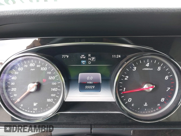 2019 Mercedes-Benz E 300 with VIN WDDZF4KB4KA489825, listed as a IAAI auction lot 41878228 with 55,029 mi miles and . Bid and sale history available at DreamBid. Image 7.