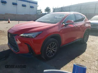 2023 Lexus NX 250 with VIN JTJADCAZXP2007217, listed as a Copart auction lot 60753065 with 35,698 mi miles and Salvage title. Bid and sale history available at DreamBid. Image 1.