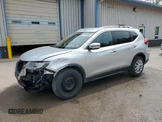 2017 Nissan Rogue SL with VIN JN8AT2MT4HW384468, listed as a Copart auction lot 51923805 with 166,366 mi miles and Salvage Title. Bid and sale history available at DreamBid. Image 1.