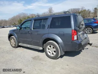 2012 Nissan Pathfinder SV with VIN 5N1AR1NB4CC633335, listed as a Copart auction lot 47575745 with 107,509 mi miles and Salvage Title. Bid and sale history available at carsss.com. Image 2.