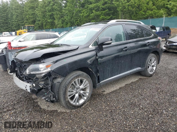 2013 Lexus RX 450h with VIN JTJBC1BA8D2452278, listed as a Copart auction lot 60885815 with 66,889 mi miles and Salvage title. Bid and sale history available at DreamBid. Image 1.