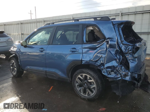 2025 Subaru Forester Premium with VIN JF2SLDBC4SH418498, listed as a Copart auction lot 44838055 with 0 mi miles and Salvage Title. Bid and sale history available at carsss.com. Image 2.