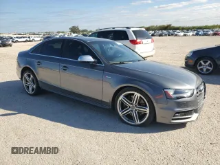2015 Audi S4 Premium Plus with VIN WAUBGAFL8FA011159, listed as a Copart auction lot 79768914 with 98,622 mi miles and Salvage Title. Bid and sale history available at carsss.com. Image 4.